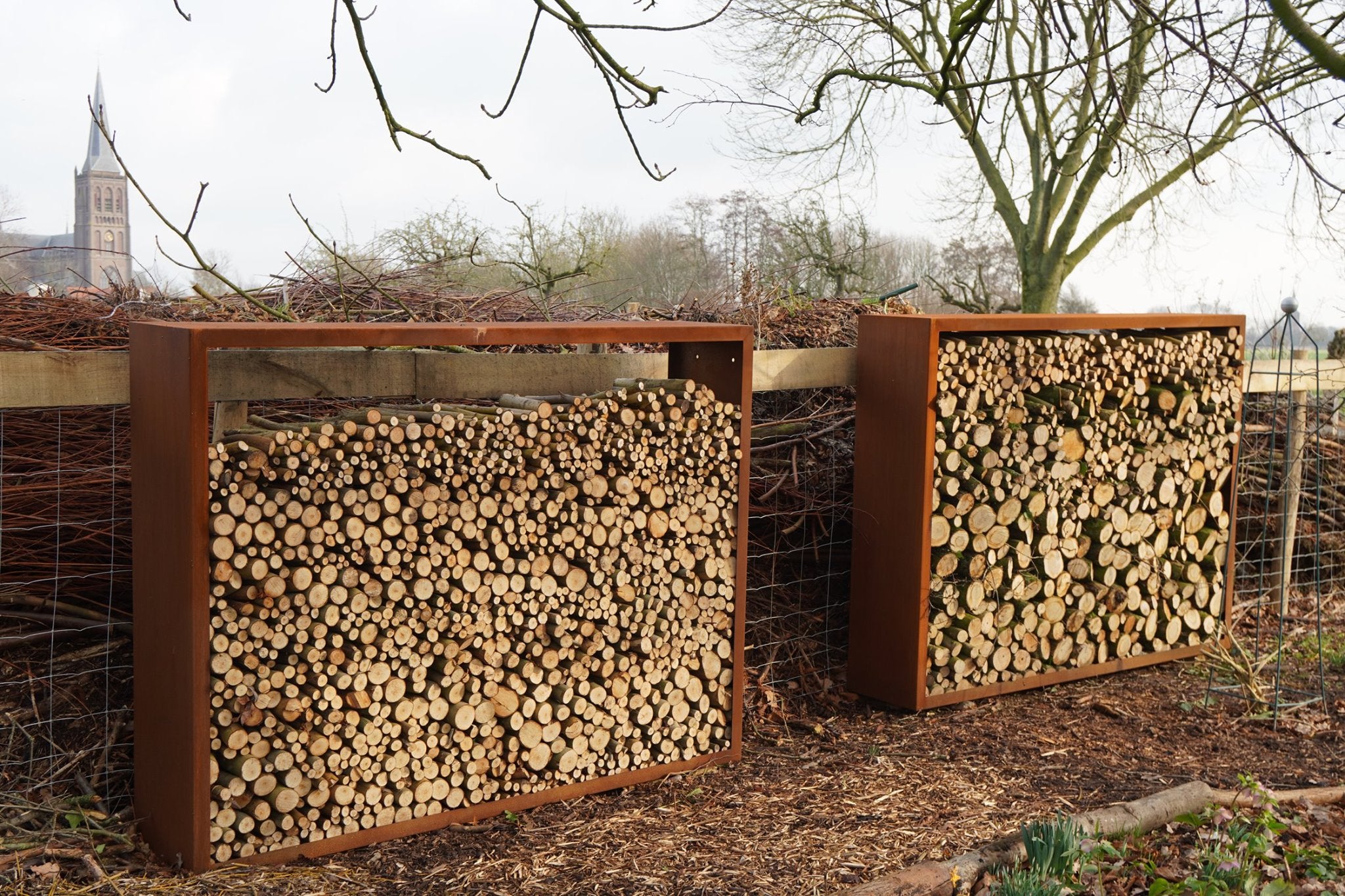 Robigo - Cortenstaal Houtopslag